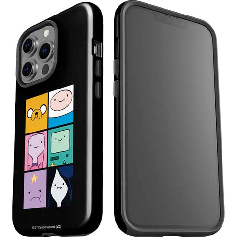Adult Swim Adventure Time Character Tiles iPhone 15 Pro Impact Case